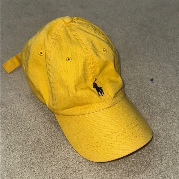 Yellow Polo Ralph Lauren Cap - Picture 1 of 2